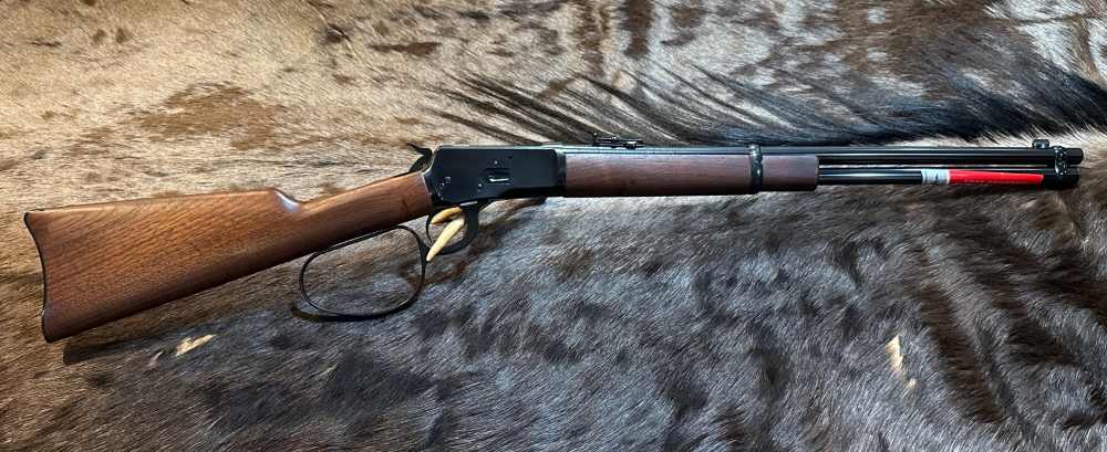 WINCHESTER MODEL 1892 44 REM MAG SADDLE RING CARBINE LARGE LOOP 20" BARREL-img-1