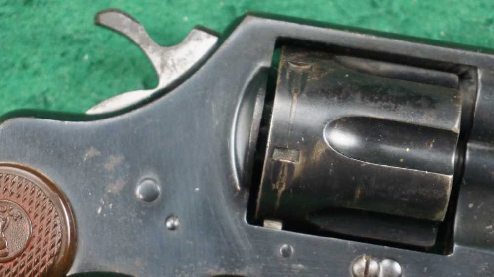 WWII Production Colt Official Police 38 38spl 4" Blue 1¢ Start C&R OK-img-15