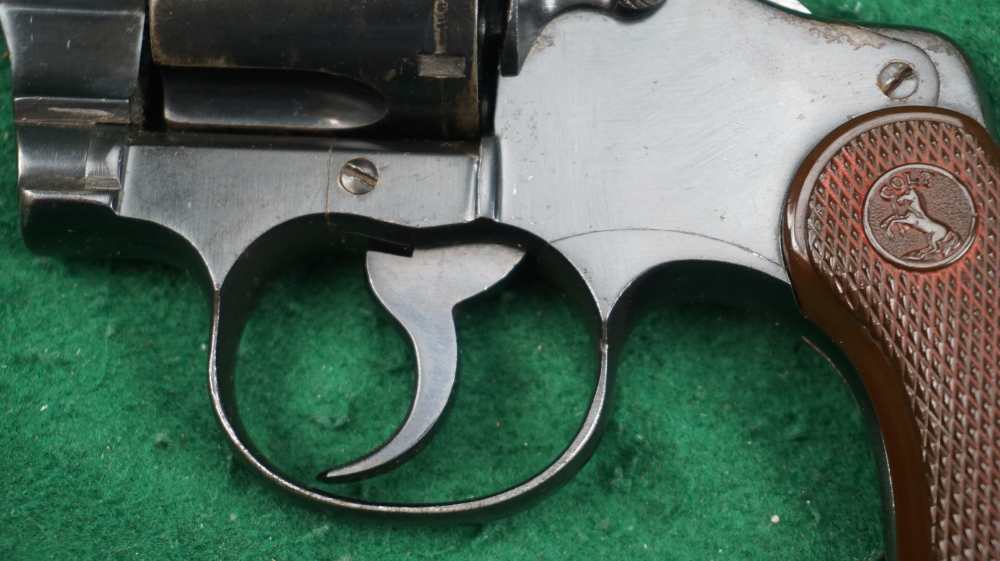 WWII Production Colt Official Police 38 38spl 4" Blue 1¢ Start C&R OK-img-5