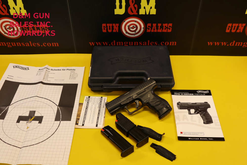 Walther PPQ M2 9mm With Night Sights & 3 mags-img-0