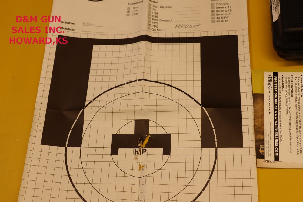 Walther PPQ M2 9mm With Night Sights & 3 mags-img-1