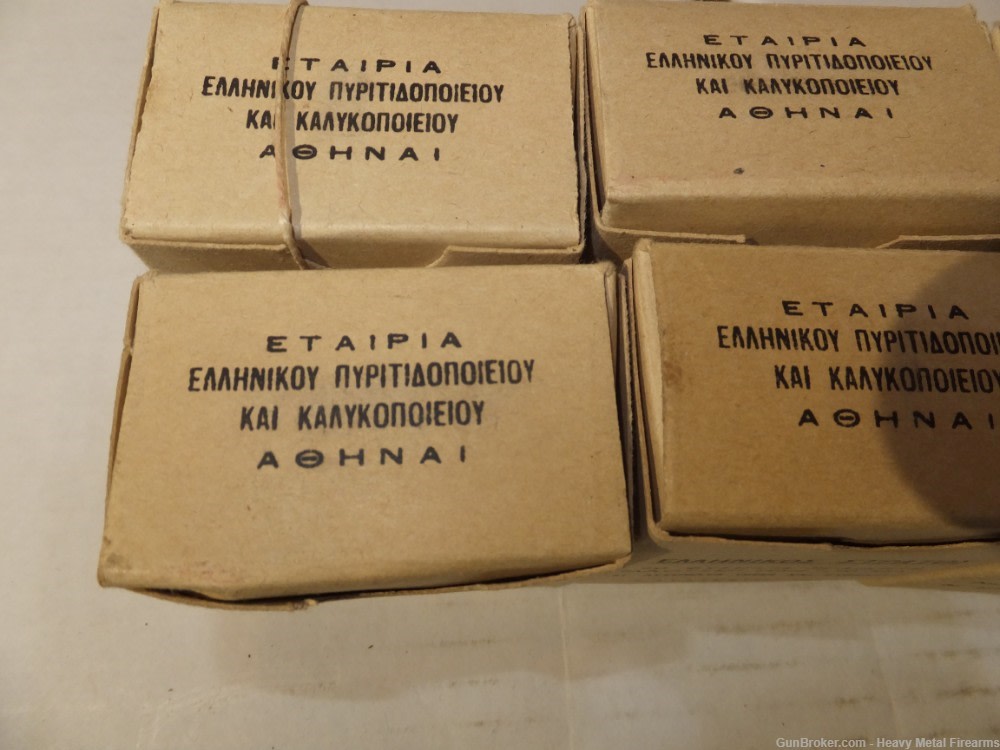 8mm Mauser Ammo Greek Dated 1962 6Bx's 120Rd's Like New-img-2