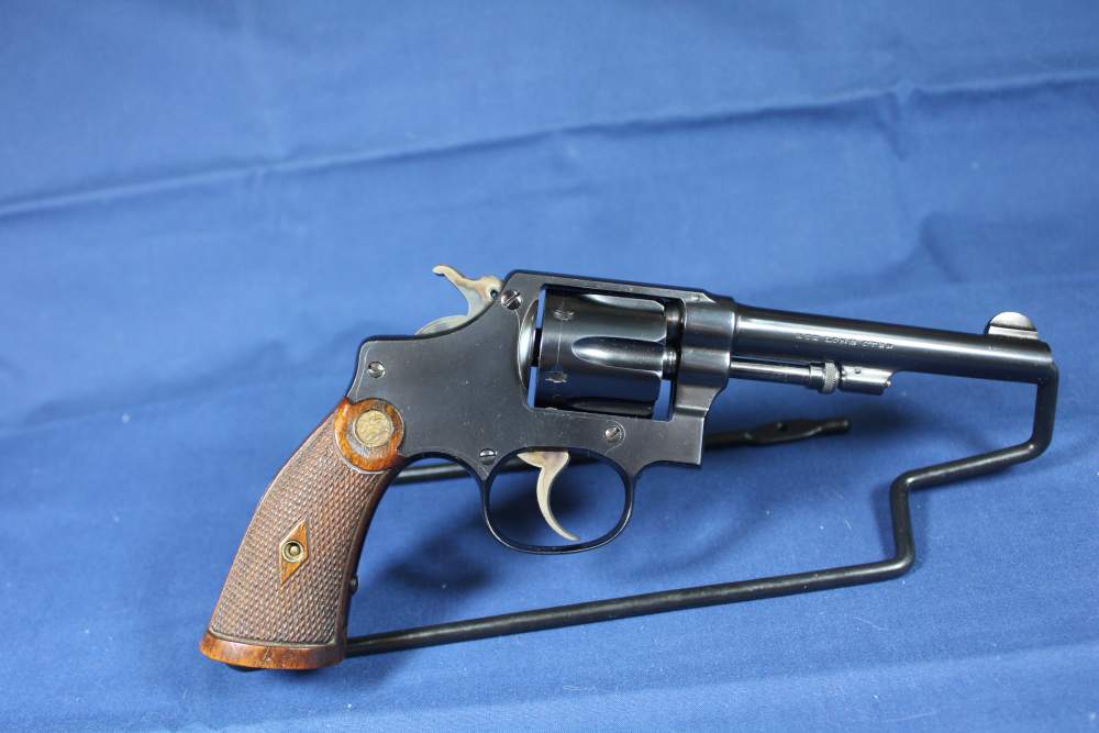 Smith & Wesson S&W Regulation Police,32 long, 4 ½”, 1917, beautiful, C&R-img-5
