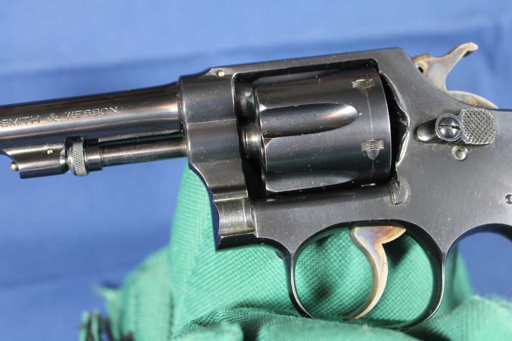 Smith & Wesson S&W Regulation Police,32 long, 4 ½”, 1917, beautiful, C&R-img-12