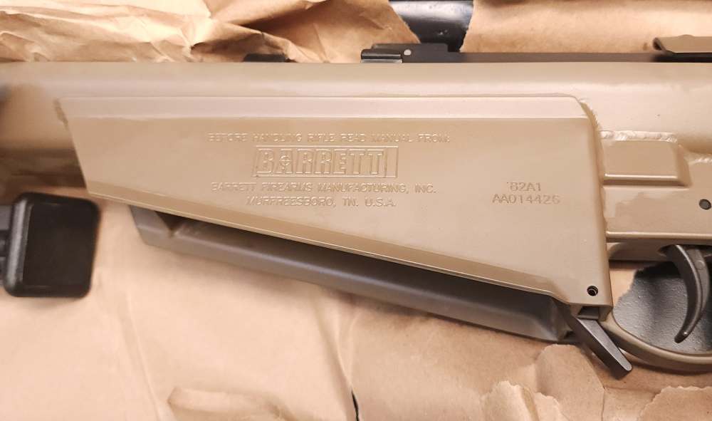 Barrett 14030 M-82A1 M82A1 M82 82 A1 50Cal 50 BMG 50BMG 20" FDE Layaway-img-13