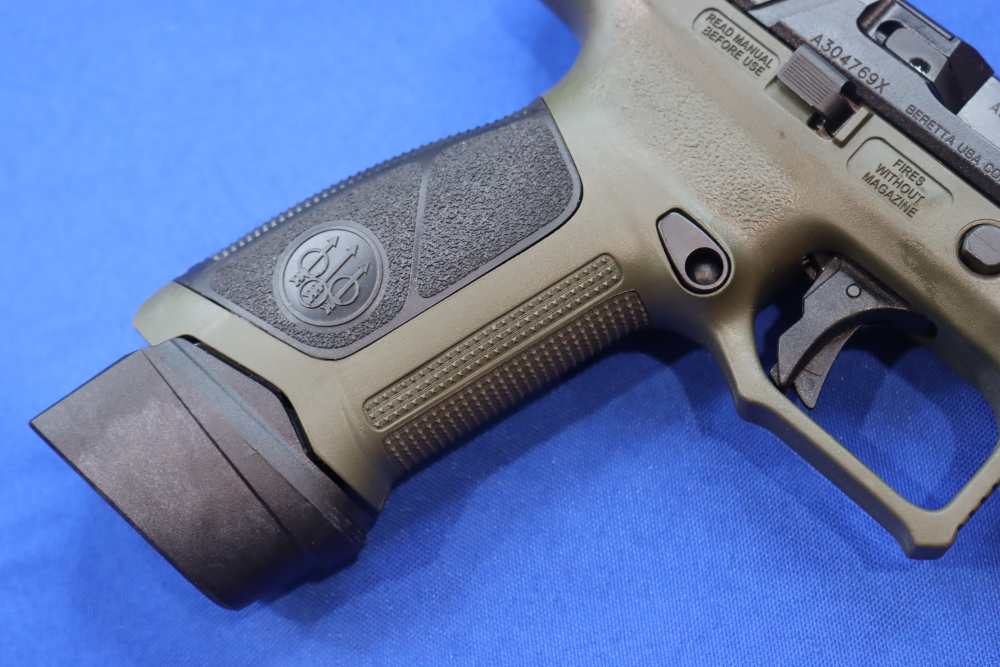 Beretta APX A1 Full Size 9mm 4.25 Ported OD Green Optic Ready 21RD Pistol-img-8