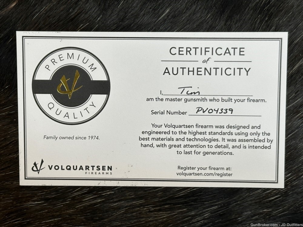 NEW VOLQUARTSEN CUSTOM SF-1 22 LR RIFLE, HOGUE RUBBER STOCK-img-22