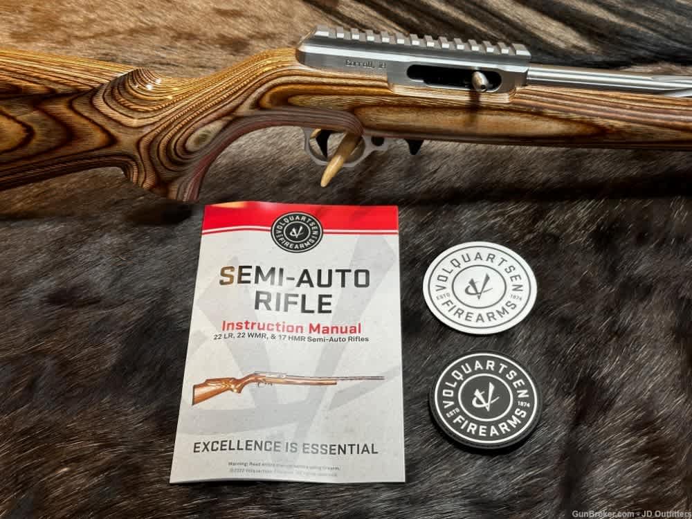 NEW VOLQUARTSEN CUSTOM SF-1 22 LR RIFLE BROWN LAMINATE SPORTER STOCK-img-19