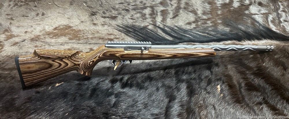 NEW VOLQUARTSEN CUSTOM SF-1 17 HMR RIFLE BROWN LAMINATE SPORTER STOCK-img-1