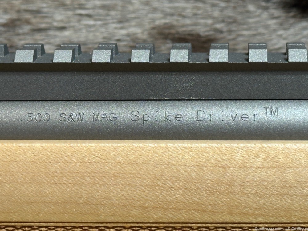 FREE SAFARI, NEW BIG HORN ARMORY MODEL 89 SPIKE DRIVER 500 S&W 22" MAPLE -img-13