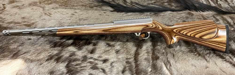 NEW VOLQUARTSEN CUSTOM IF-5 17 HMR RIFLE BROWN LAMINATED SPORTER STOCK-img-1