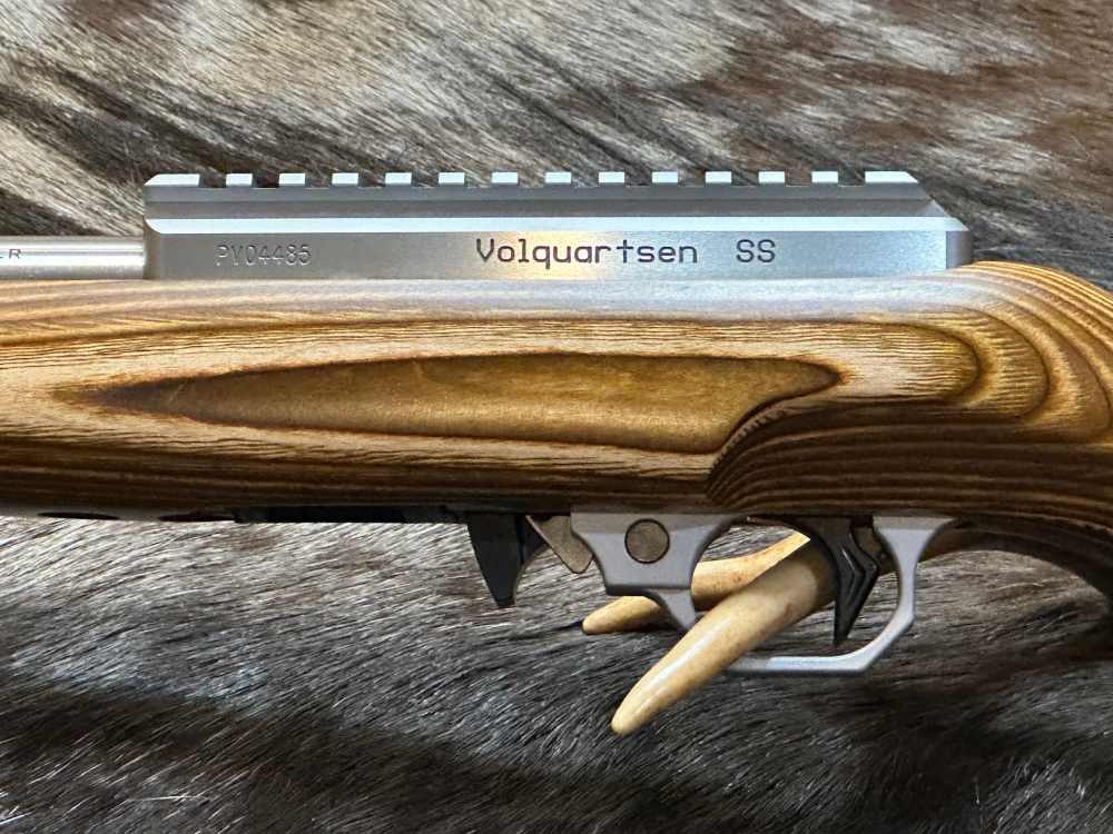 NEW VOLQUARTSEN CUSTOM DELUXE 22 LONG RIFLE, BROWN LAMINATED SPORTER STOCK-img-11