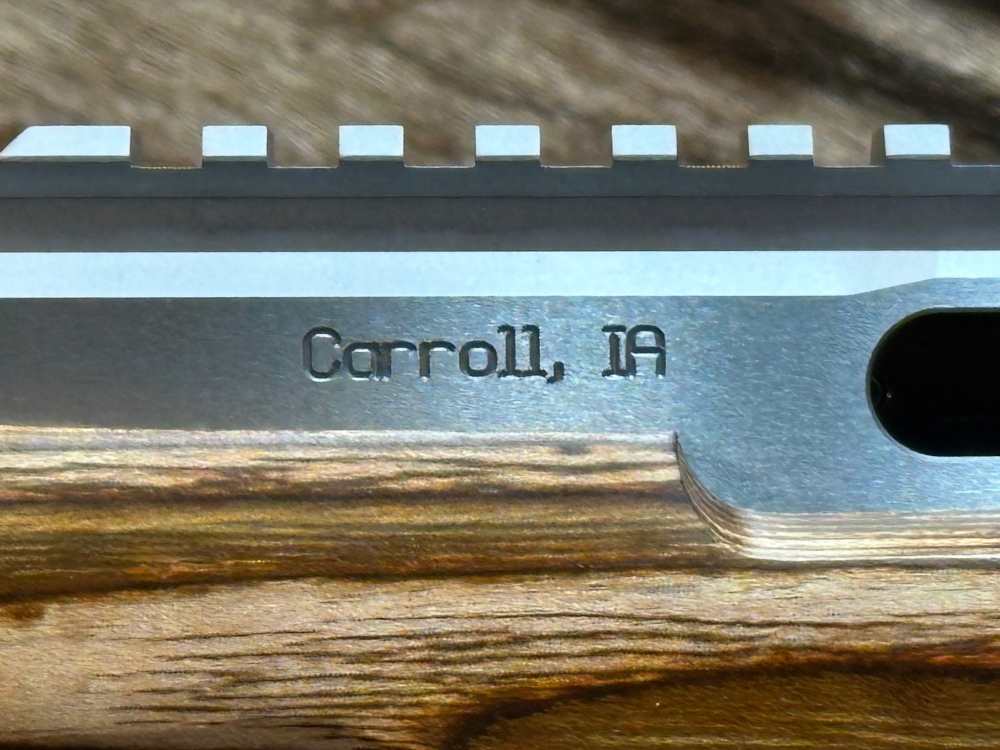 NEW VOLQUARTSEN CUSTOM DELUXE 22 LONG RIFLE, BROWN LAMINATED SPORTER STOCK-img-7