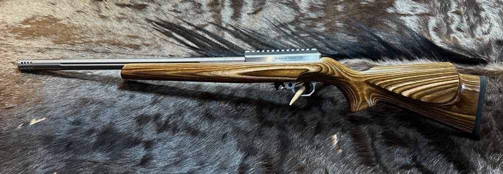 NEW VOLQUARTSEN CUSTOM DELUXE 22 LONG RIFLE, BROWN LAMINATED SPORTER STOCK-img-2