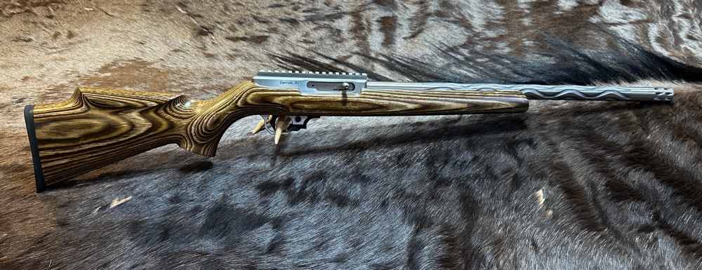 NEW VOLQUARTSEN CUSTOM SF-1 17 HMR RIFLE, RAPID RELEASE, BROWN LAMINATE STK-img-1