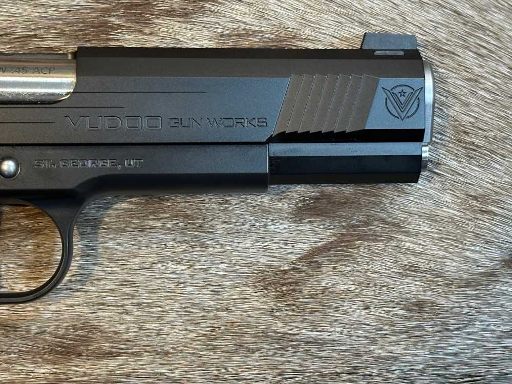 VUDOO GUN WORKS MOBIUS CLASSIC BLACK 1911 GOV'T 45 ACP SINGLE STACK-img-4
