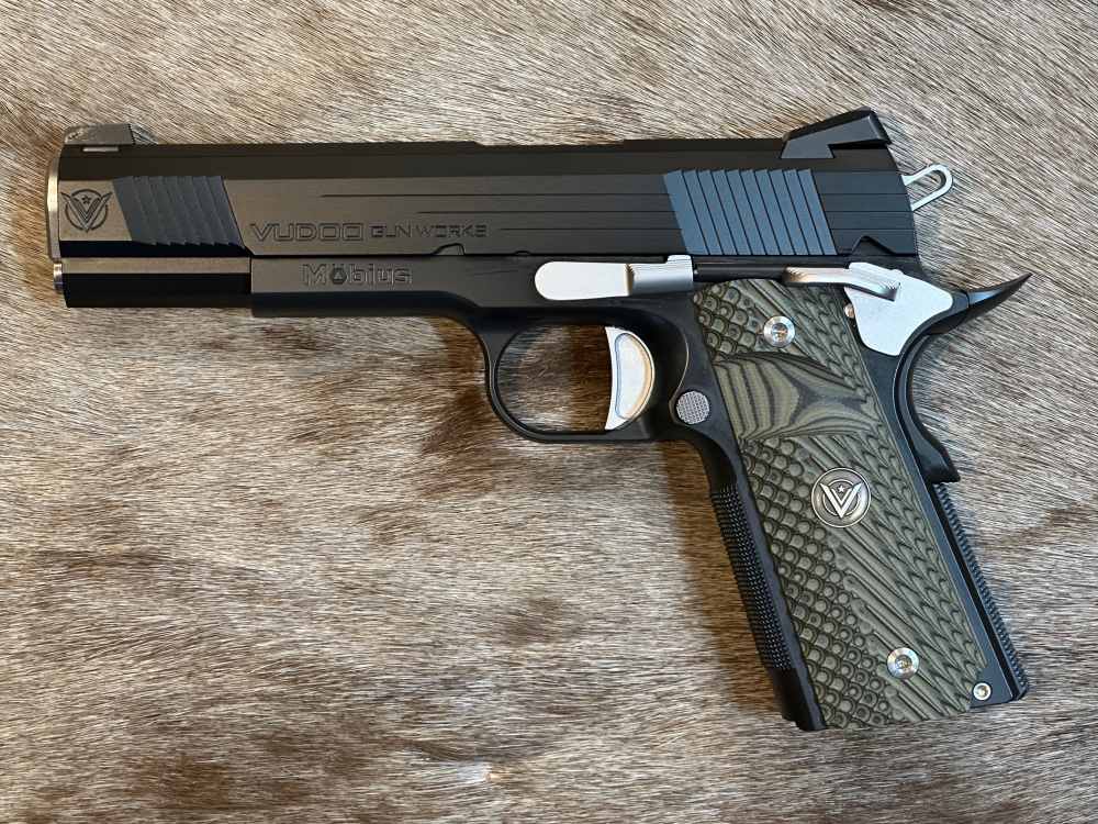 VUDOO GUN WORKS MOBIUS CLASSIC BLACK 1911 GOV'T 45 ACP SINGLE STACK-img-9