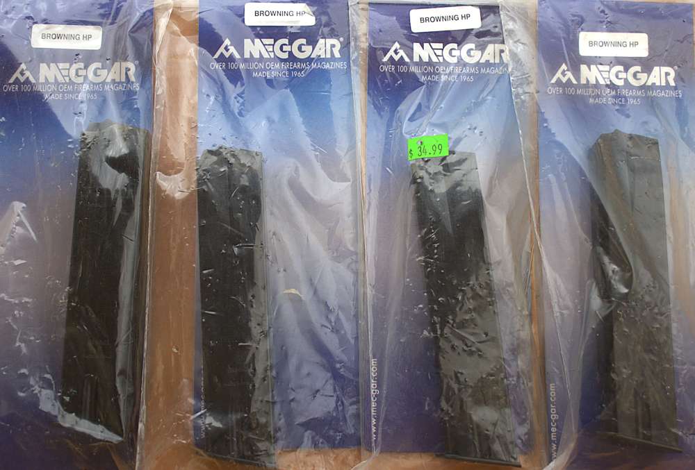 Four New-old-stock Mecgar Browning Hi Power 20-round 9mm Magazines-img-0