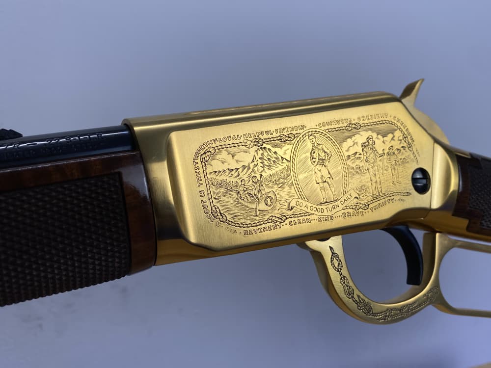 RARE Winchester 9422 XTR 22 S/L/LR *BOY SCOUTS DIAMOND JUBILEE*1 of Only 75-img-13