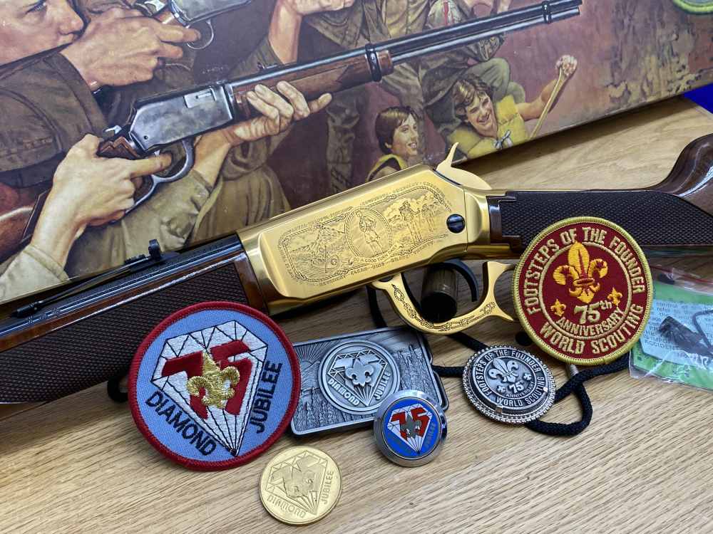 RARE Winchester 9422 XTR 22 S/L/LR *BOY SCOUTS DIAMOND JUBILEE*1 of Only 75-img-63