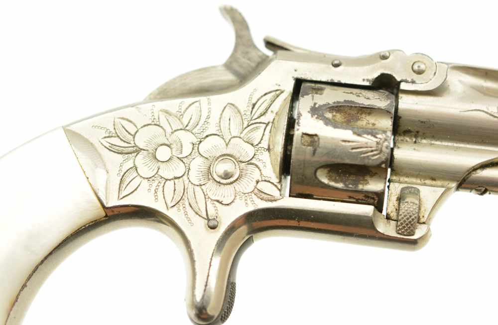 Engraved Smith & Wesson Model Number One 3rd Issue Revolver 1875-img-2