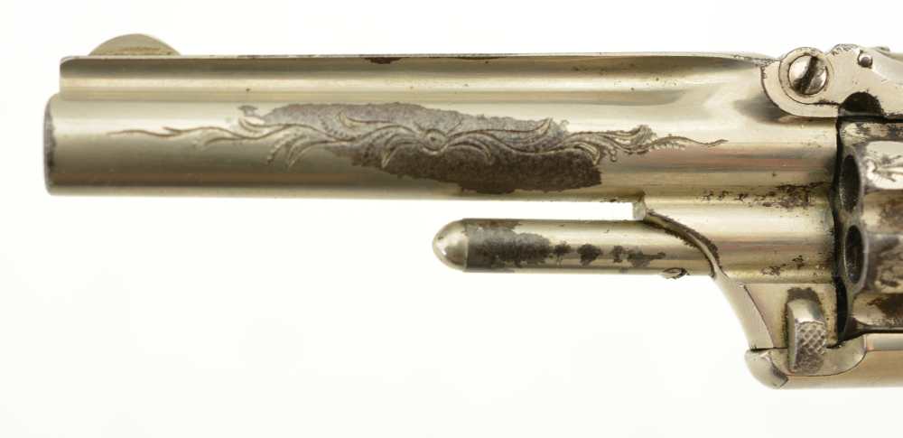 Engraved Smith & Wesson Model Number One 3rd Issue Revolver 1875-img-7