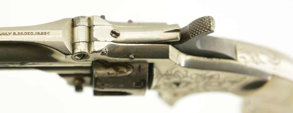 Engraved Smith & Wesson Model Number One 3rd Issue Revolver 1875-img-9