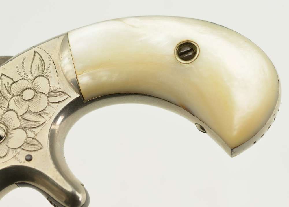 Engraved Smith & Wesson Model Number One 3rd Issue Revolver 1875-img-5
