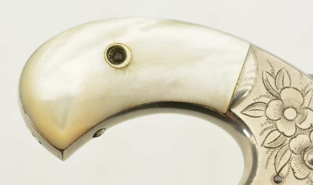 Engraved Smith & Wesson Model Number One 3rd Issue Revolver 1875-img-1