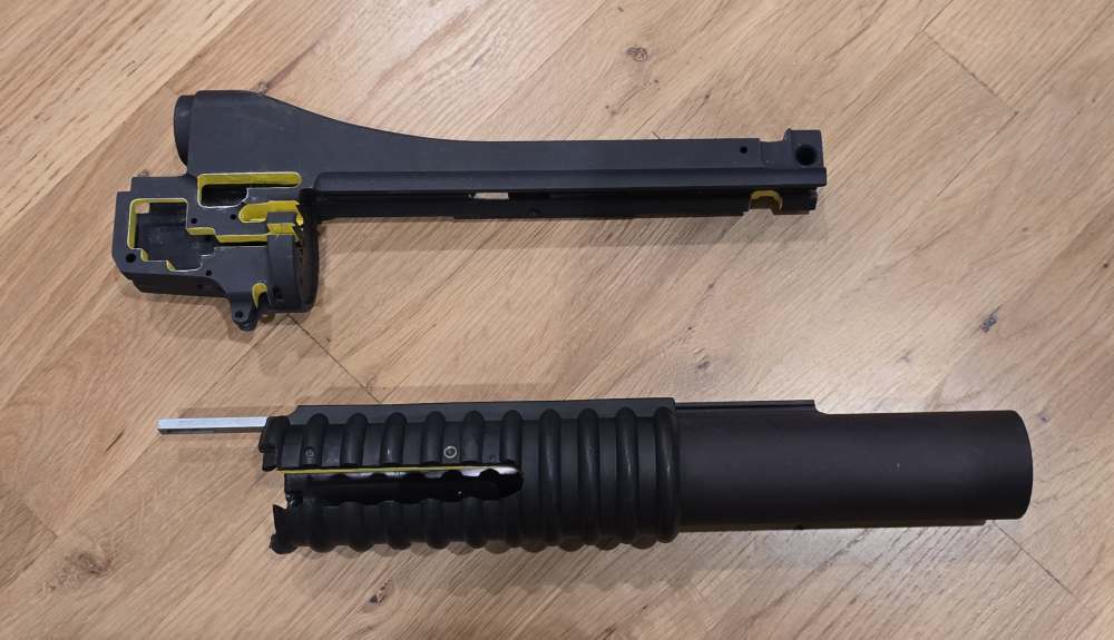 ULTRA RARE Factory Colt M203 Cutaway Grenade Launcher Training Aid-img-3