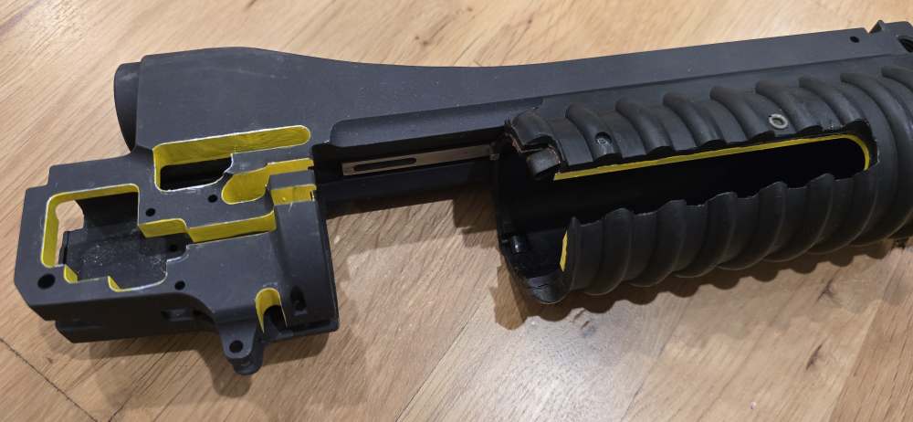 ULTRA RARE Factory Colt M203 Cutaway Grenade Launcher Training Aid-img-1