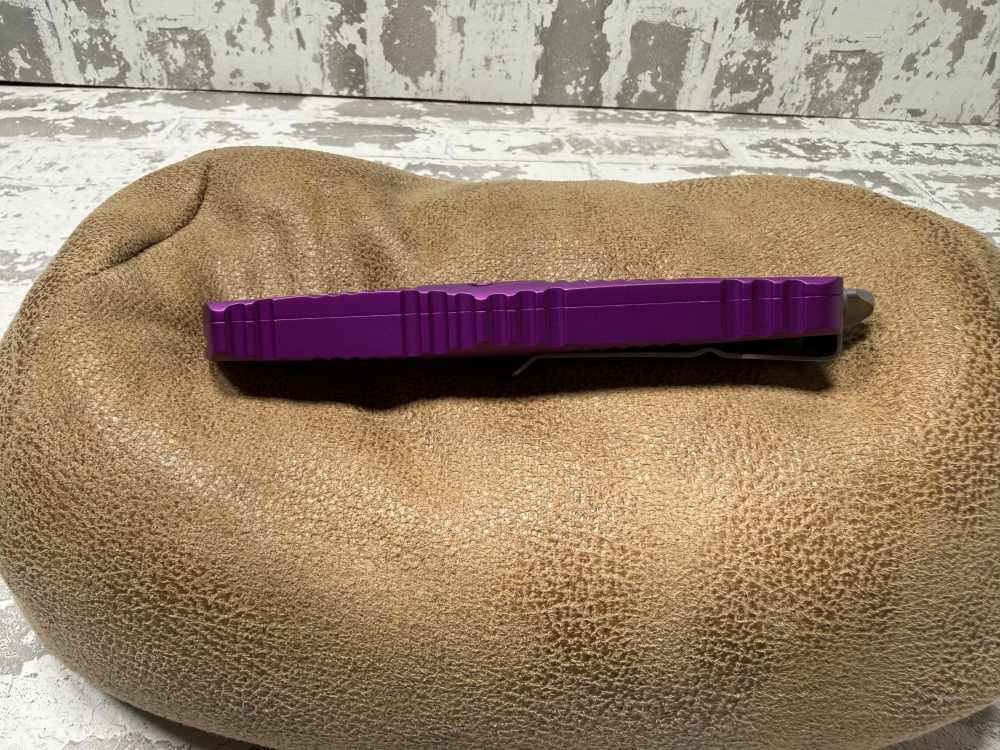 ! BRAND NEW, Microtech, Combat Troodon, D/E, Violet, Stonewash, RARE !-img-6