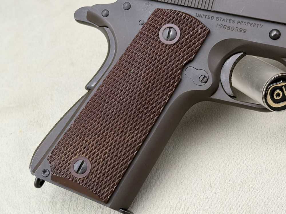 All Original 1942 Colt 1911A1 45 ACP 5'' Parkerized 97%+ GHD Matching #s-img-9