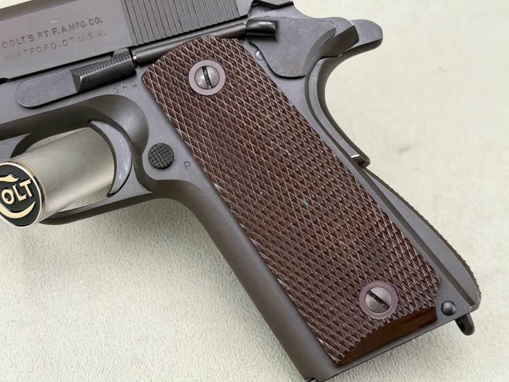 All Original 1942 Colt 1911A1 45 ACP 5'' Parkerized 97%+ GHD Matching #s-img-4