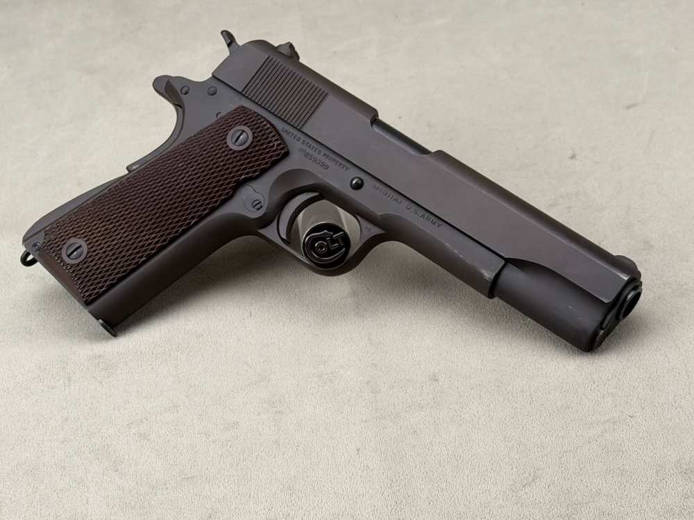 All Original 1942 Colt 1911A1 45 ACP 5'' Parkerized 97%+ GHD Matching #s-img-19