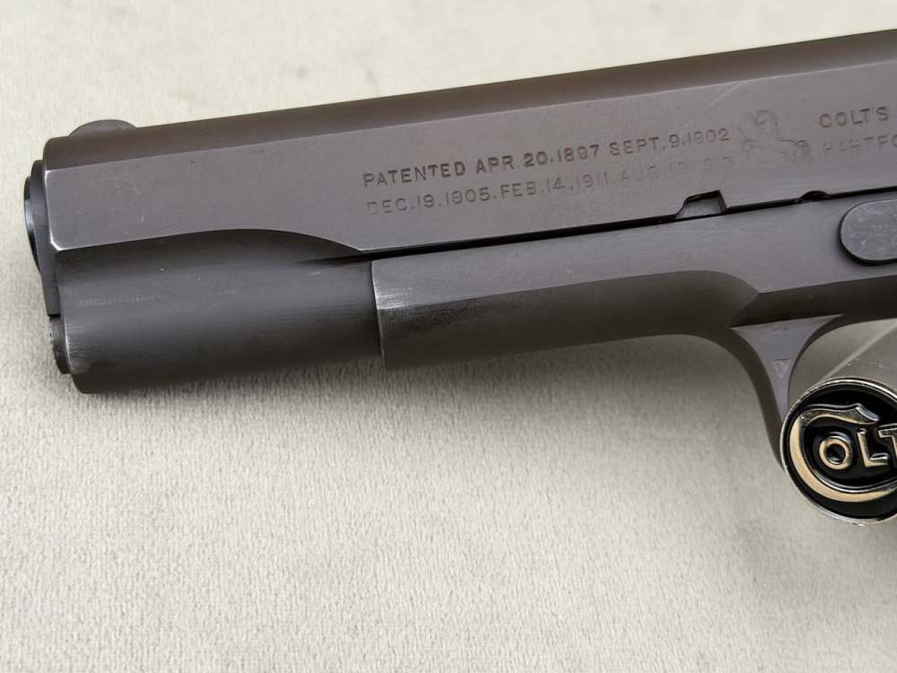 All Original 1942 Colt 1911A1 45 ACP 5'' Parkerized 97%+ GHD Matching #s-img-1