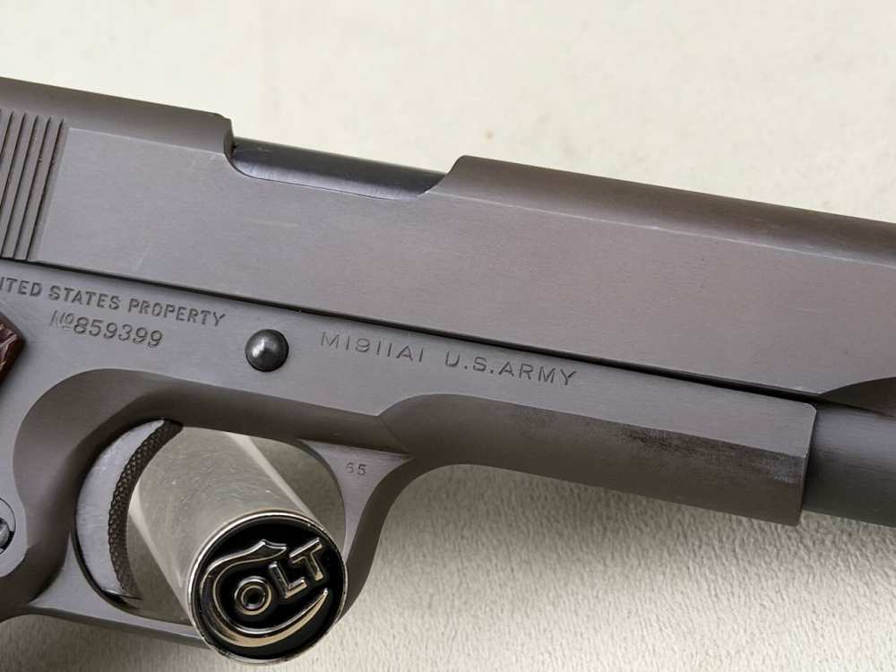 All Original 1942 Colt 1911A1 45 ACP 5'' Parkerized 97%+ GHD Matching #s-img-7