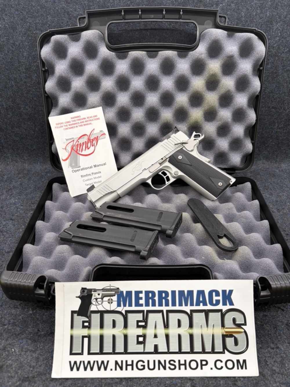KIMBER RIMFIRE TARGET .22LR w/BOX & TWO MAGS-img-0