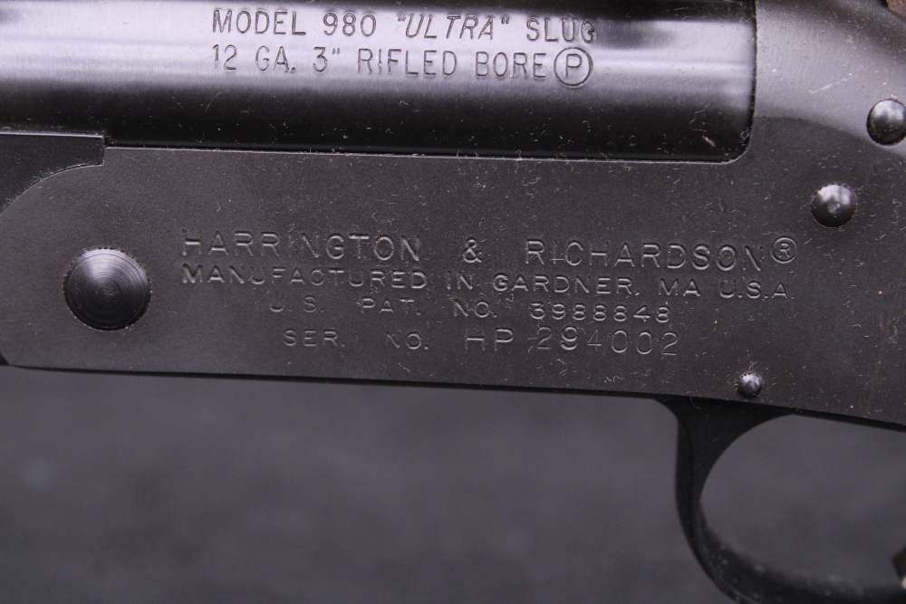 2004 Harrington & Richardson 980 Ultra Slug 12 GA 24" Rifled H&R Free Scope-img-9