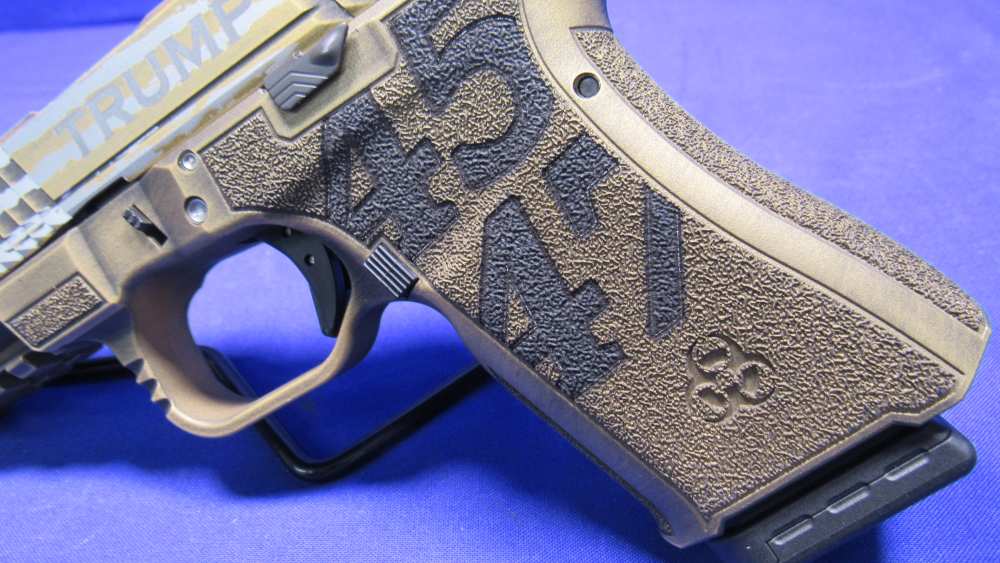 Black Rain Frontline 9mm President Trump pistol - G19 Gen 3 Clone - NEW-img-2