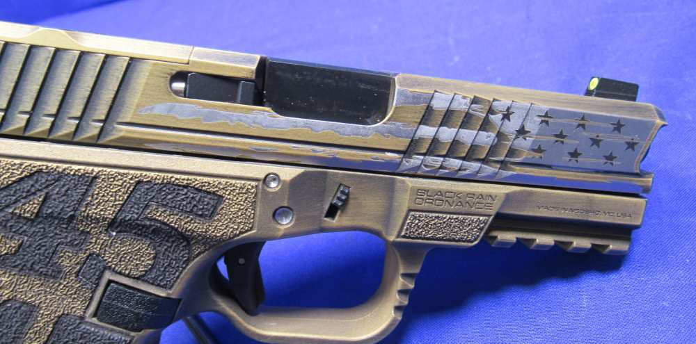 Black Rain Frontline 9mm President Trump pistol - G19 Gen 3 Clone - NEW-img-8