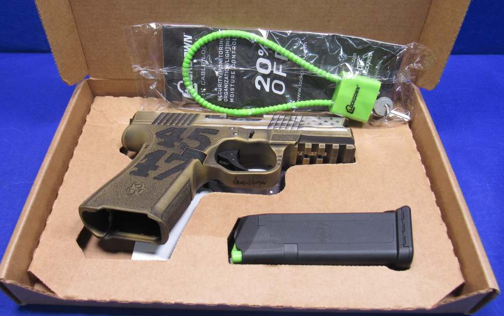 Black Rain Frontline 9mm President Trump pistol - G19 Gen 3 Clone - NEW-img-18