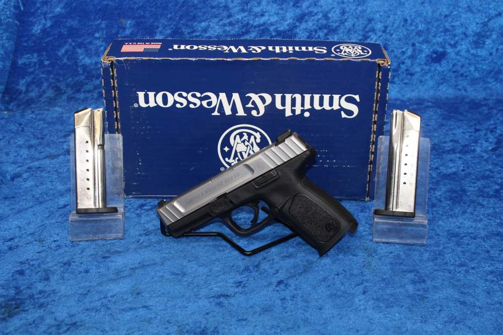 Smith & Wesson SD9 VE 9mm Semi-Automatic Pistol 4" Barrel with 2 Mags, Box-img-0