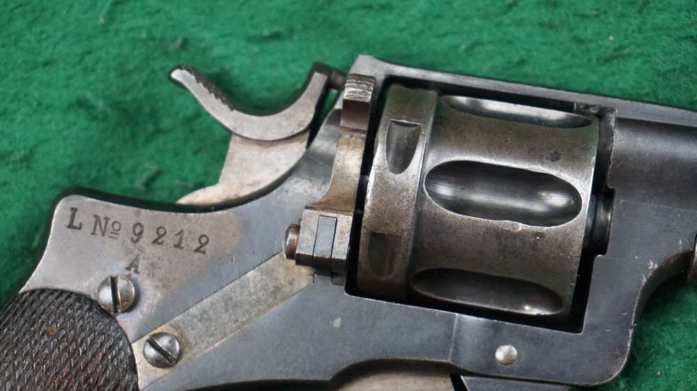 Husqvarna Swedish M1887 Nagant Revolver 22lr Converted 4.5" 1¢ Start C&R OK-img-18