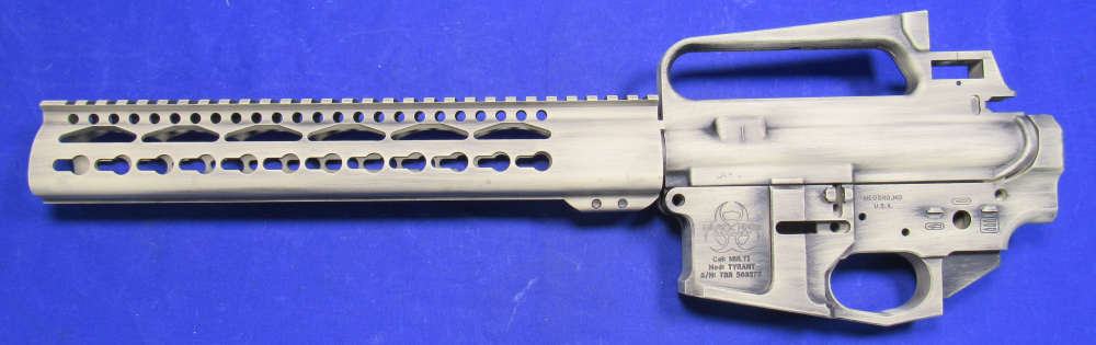 Black Rain Tyrant AR-15 Receiver Set - Stripped Build Kit + 12" KeyMod Rail-img-1