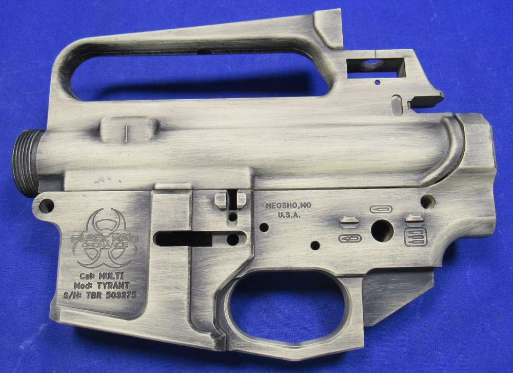 Black Rain Tyrant AR-15 Receiver Set - Stripped Build Kit + 12" KeyMod Rail-img-3