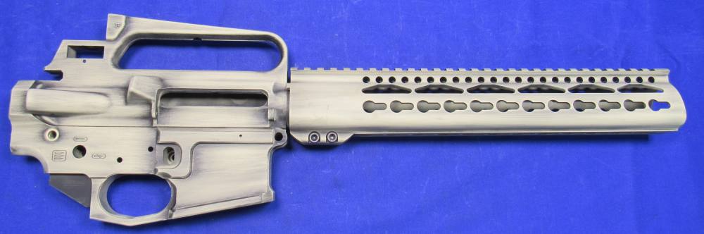 Black Rain Tyrant AR-15 Receiver Set - Stripped Build Kit + 12" KeyMod Rail-img-2