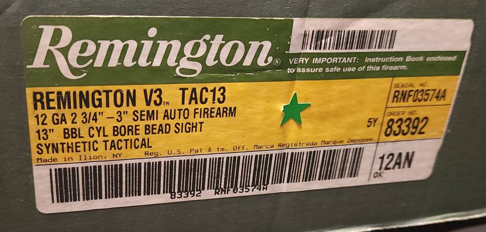 Remington 83392 Tac-13 V3 12ga TAC13 Black W/ Shell Caddy Layaway LNIB-img-30