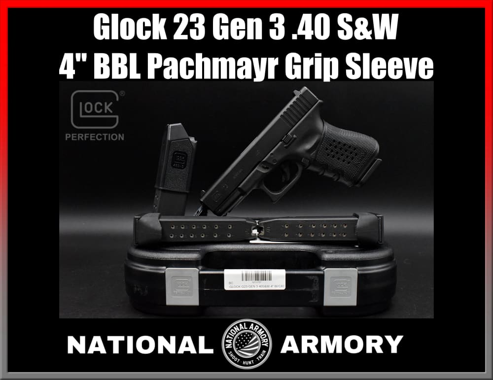 Glock 23 Gen 3 .40 S&W Compact Carry (4) Magazines-img-0