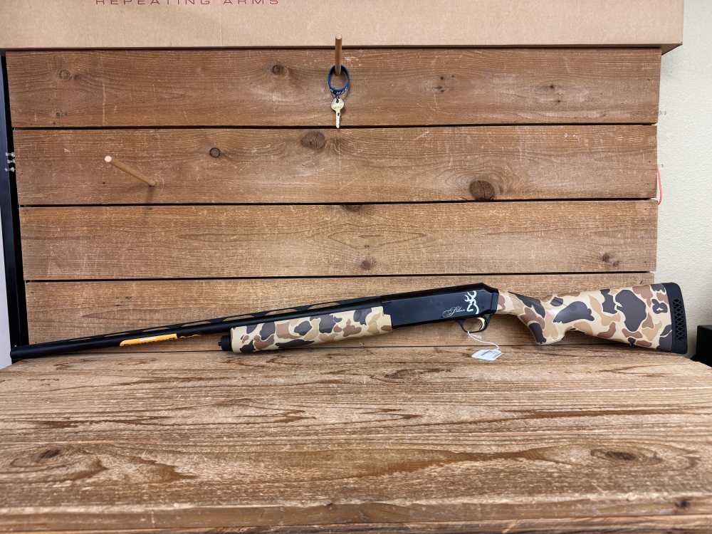 Browning Silver Vintage Tan Camo 12ga 28" 3.5" Chamber NIB 023614849315-img-1